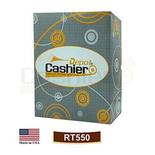500 Cashier Depot RT550 Cash Register Sales Report Envelope, 4 1/8" x 9 1/2", Gum Flap, 24lb. Brown Kraft (500)