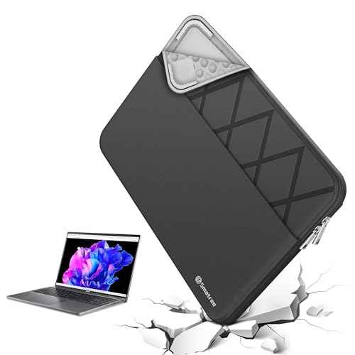 Smatree 14.5 inch Laptop Sleeve for Acer Predator Helios NEO 14, Acer Nitro 14 Gaming Laptop, 14 inch Protective Computer Case with Accessory Pocket, YKK Zipper, Patented Super Corner Design (E423)