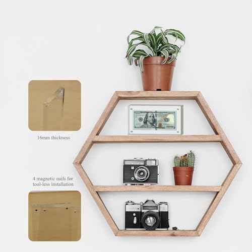 Dollar Bill Frame Display Acrylic Dollar Bill Holder 3.9X7.8Inch Thickened Frame for Dollar Bill Display Case Magnet Currency Display Frame Self Standing for Money Ticket Picture Photos Display Case