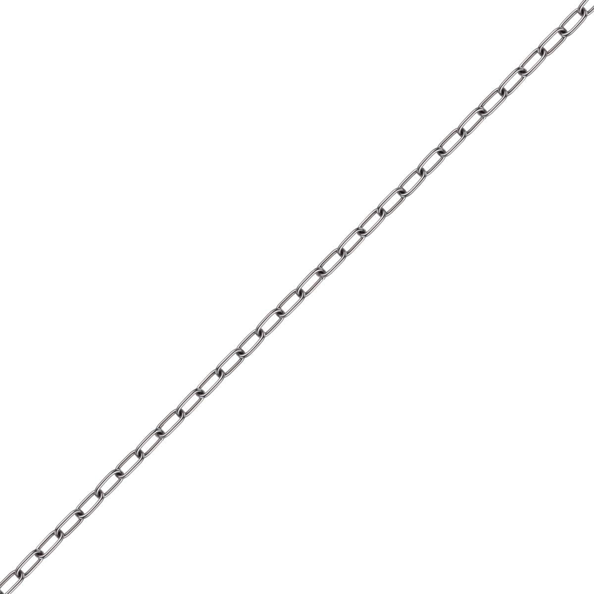 Stainless Steel Link Chain, 304 Stainless Steel Link Proof Coil Chain Heavy Duty Chains Hanging Safety Chain for Swing Plants Anti-Theft