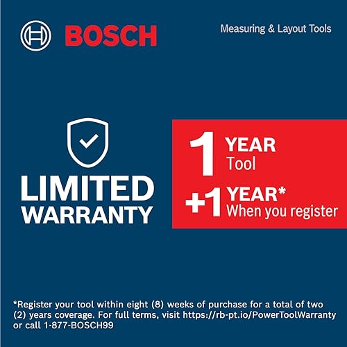 BOSCH GLL 100 GX 100 Ft Green-Beam Self-Leveling Cross-Line Laser, Includes 3 AA Batteries, Positioning Device, Green Laser Target Plate, & Heavy-Duty Pouch