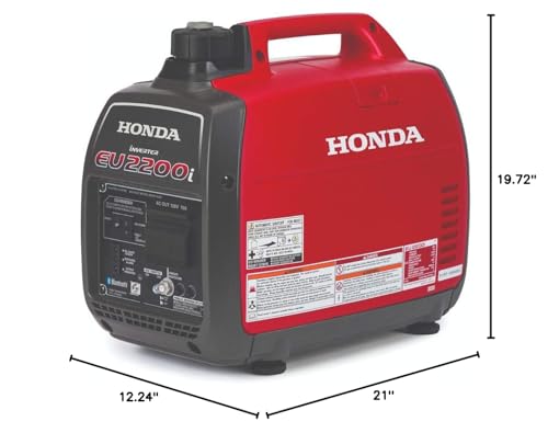 Honda EU2200ITAN 2200-Watt 120-Volt Super Quiet Portable Inverter Generator with CO-Minder - 49-State