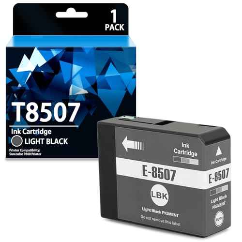 Remanufactured T850 Ink Cartridge Light Black T8507 T850700 Ink Cartridge Compatible for SureColor P800 Inkjet Cartridges PrinterÂ£Â¨1 Pack,with ChipÂ£Â©