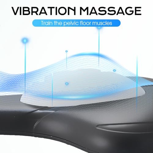 Pelvic Floor Trainer for Women, Pelvic Floor Muscle Trainer, Cushion Type Kegel Trainer, Pelvic Floor Exercise for Women and Men, Intelligent Remote Control Exerciser (Blue-with Remote Control)