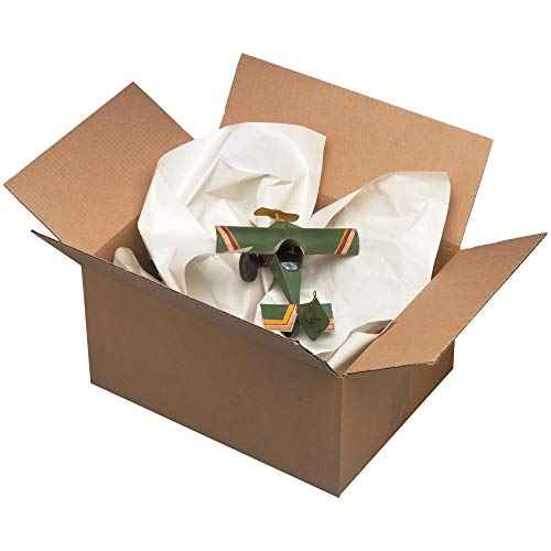 BOX USA Newsprint Packing Paper Sheets, 30" Length x 20" Width, 100% Recycled, Case of 600, White, Great for Moving, Storing, and Packing