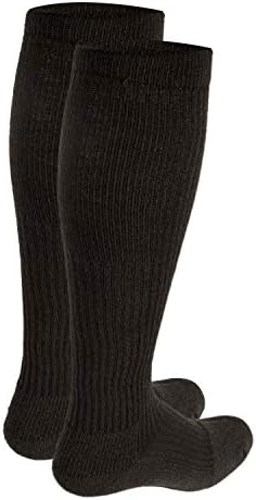 Truform 1933, Men's Cushion Foot Compression Socks, 15-20 mmHg, Brown, Small (Pack of 2)