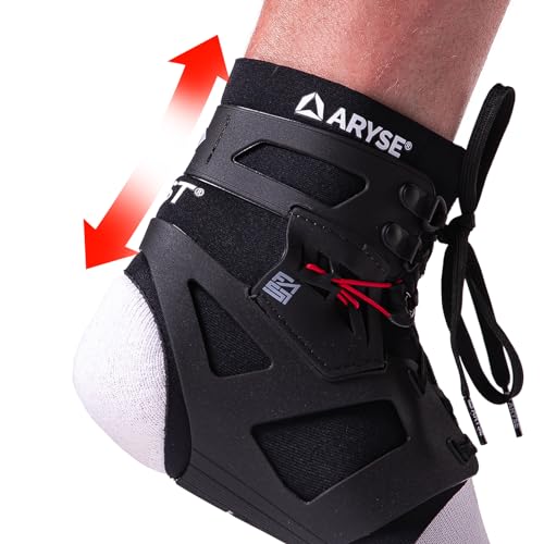 IFAST Ankle Brace - Ankle Stabilizer For Men & Women - Great For Basketball, Volleyball, Soccer & More! (X-Large, White, Single)