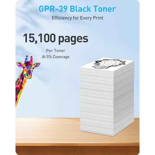 MasaiMara GPR-39 GPR39 2787B003AA Toner Cartridge Compatible Replacement for Canon imageRunner 1730 1730iF 1740 1740iF 1750 1750iF Printer (2 Pack, Black)