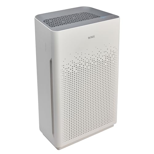 WINIX AM90 Air Purifier for Home Large Room Up to 1740 Ft² in 1 Hr With Air Quality Monitor, True HEPA, Carbon Filter and Auto Mode, Captures Pet Allergies, Smoke, Dust