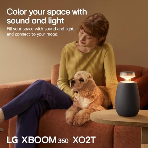 LG XO2TBK XBOOM 360 Wireless Speaker with Omnidirectional Sound