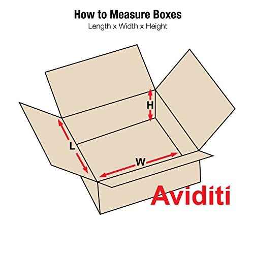 AVIDITI 12 1/2 x 12 1/2 x 6 Corrugated Cardboard Boxes, Small 12.5"L x 12.5"W x 6"H, Pack of 25 | Shipping, Packaging, Moving, Storage Box for Home or Business, Strong Wholesale Bulk Boxes