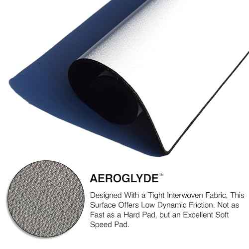 MPCO. Dark Fantasy Large Gaming Desk Pad - 36" x 17" Aeroglyde Fabric The Red Luna Desk Mats - Non-slip, Washable, Smooth Glide for Precision Gaming & Work