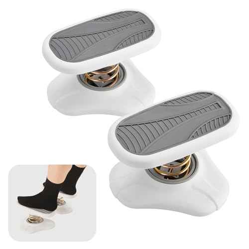Foot Rest for Under Desk at Work Â£Â¬Ergonomic Foot Stool Under Office Desk - Rocking for FidgetersÂ£Â¬Effectively Relaxes The Leg MusclesÂ£Â¬2 Pieces Grey