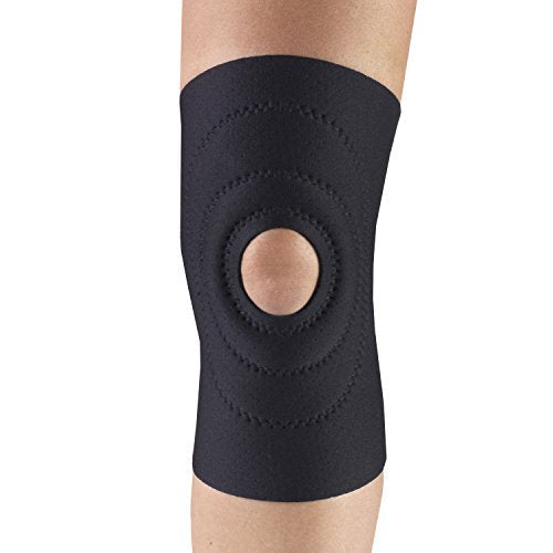 OTC Knee Support, Encircling Stabilizer Pad, Neoprene, Black, 3X-Large