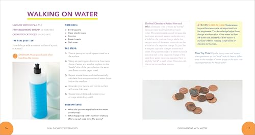 Real Chemistry Experiments: 40 Exciting STEAM Activities for Kids (Real Science)