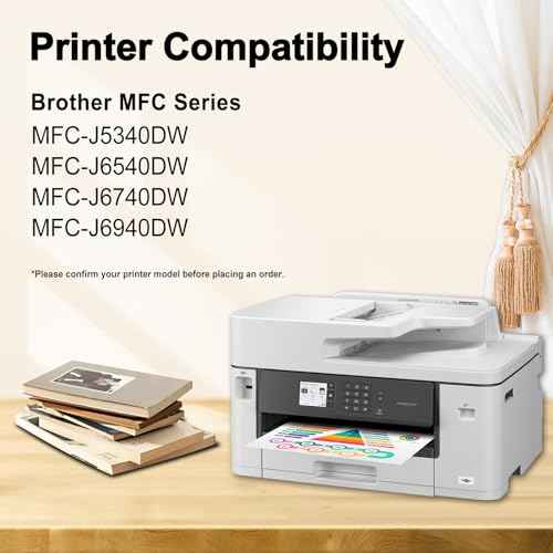 Miss Deer LC402 Ink Cartridges, Compatible Replacement for Brother LC402 LC 402 LC402XL High Yield Work for Brother MFC-J6540DW MFC-J5340DW MFC-J6740DW MFC-J6940DW Printer (4-Pack, 1BK1C1M1Y)