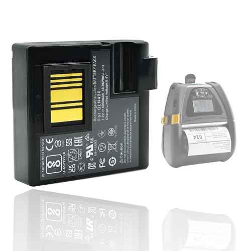 2600mAh Upgrade Li-ion Battery Compatible with Zebra QLN320 QLN220(HC) ZQ610 ZQ620 ZQ500 ZQ510 ZQ520 ZQ521 ZR628 ZR638 ZR658 ZR668 Mobile Printers(QLN320)