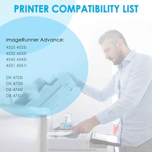 LeciRoba GPR-57 GPR57 0473C003 Black High Yield ( 42,100 Pages) Toner Cartridge for Canon imageRUNNER Advance 4525i 4535i 4545i 4551i 4535i 4545i 4551i Printer (1-Pack)