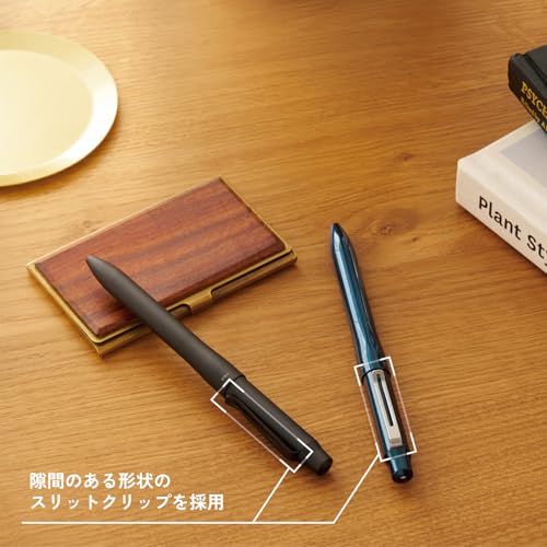 Uni Jetstream Prime 3&1 Multifunction Ballpoint Pen, Equipped with 0.7mm Oil-Based Ink (Black, Red, Blue), 0.5mm Mechanical Pencil, Metal Body, Black, MSXE455007.24