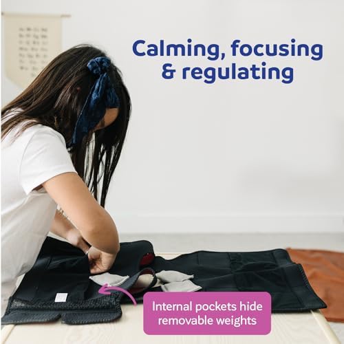 Fun and Function - Blue Weighted Compression Vest for Kids & Adults - Calming Sensory Compression Vest for Kids - Weighted Vest for Sensory Needs - Toddlers, Kids, Teens & Adults Sizing