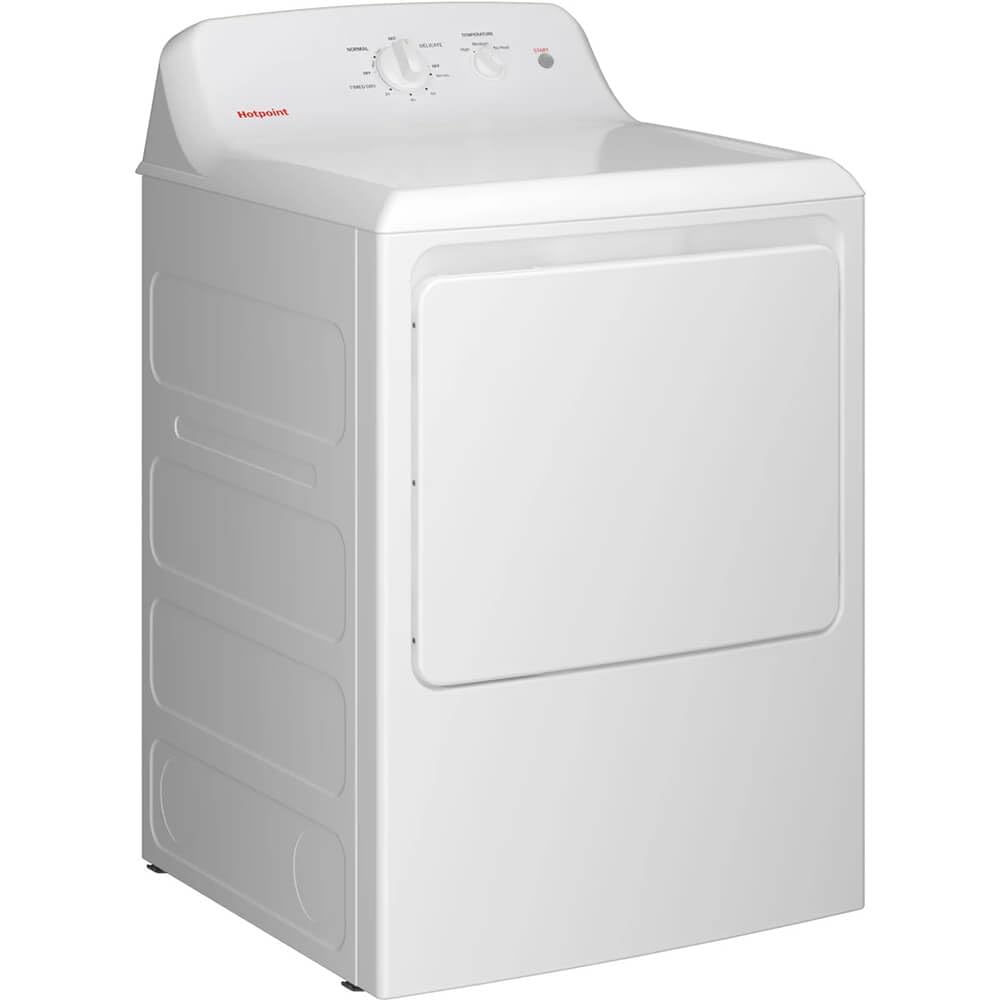 Hotpoint HTX26EASWWW 6.2 Cu. Ft. White Electric Dryer with Auto Dry
