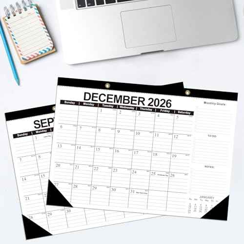 2026 Calendar Desk Calendars 2026-2027 Wall Calendar from January 2026 to June 2027,18 Months 17"¡¿12" Thick Paper for Office School Home
