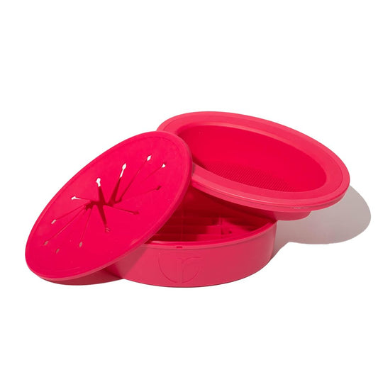 Revel Nail Swift Soak Nail Polish Remover Bowl – Acetone Soak Off Bowl for Gel Polish, Dip Powder & Acrylic Nails – Reusable Nail Soaking Manicure Bowl with Silicone Bristles