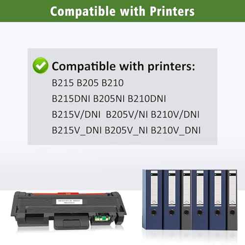 Remanufactured Toner Cartridge B205 B210 B215 Black High Capacity 3000 Pages for Xerox B215DNI B205DNI B210DNI Printer 106R04347