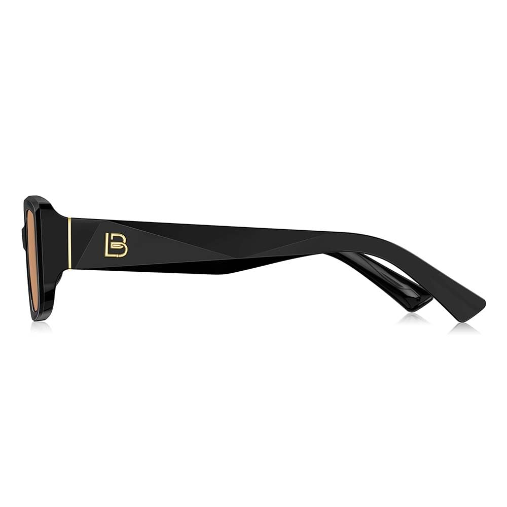 BOLON Men Women Trendy Narrow Square Non-Polarized Sunglasses BL5096 Somerset 54mm, Exclusive Eyewear Brand of EssilorLuxottica