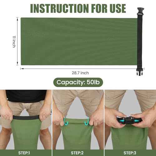 Flood Water Barrier Sand Bags - 12 Pcs Thickened Long Canvas Flood Protection Sandbags with Insert Buckle Reusable Quick Flood Barrier for Home Door Window Basement Garage Floor Flood Control (12)