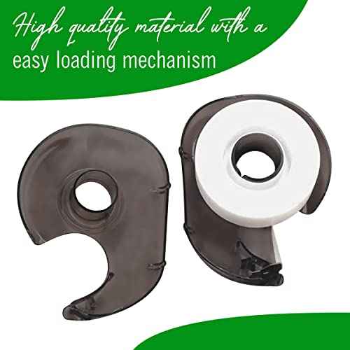 2 Rolls Invisible Tape with Refillable Tape Dispenser, Writable Tape Refills for Dispenser, 3/4 x 1296 Inches, Matte Gift Wrapping Tape for Home, Office, School (Gift Pack)