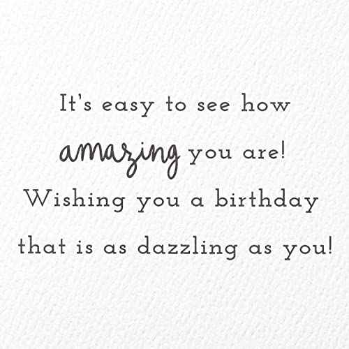 American Greetings Birthday Card for Her (As Dazzling As You)