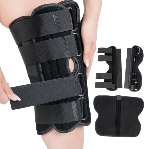 12â Long Adjustable Three Panel Orthopedic Knee Immobilizer â Supportive & Adjustable Side Panels â Knee Brace Stabilizer â Knee Immobilization L1830