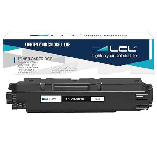 LCL TK5372 Black Toner Cartridge Replacement for Kyocera TK-5372 TK-5372K for Ecosys PA3500cx MA3500cix MA3500cifx Printer (1-Pack)