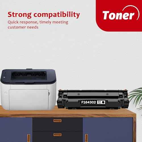 F164302 Black Toner Cartridge (1-Pack) Replacement for Canon F164302 Black Cartridge Compatible with F164302 F164302 Printer