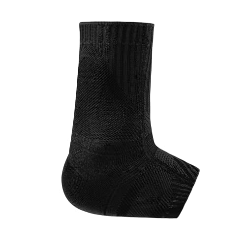 Bauerfeind Sports Achilles Support - Relieves the achilles tendon while running, jumping, and moving - All Black, Small