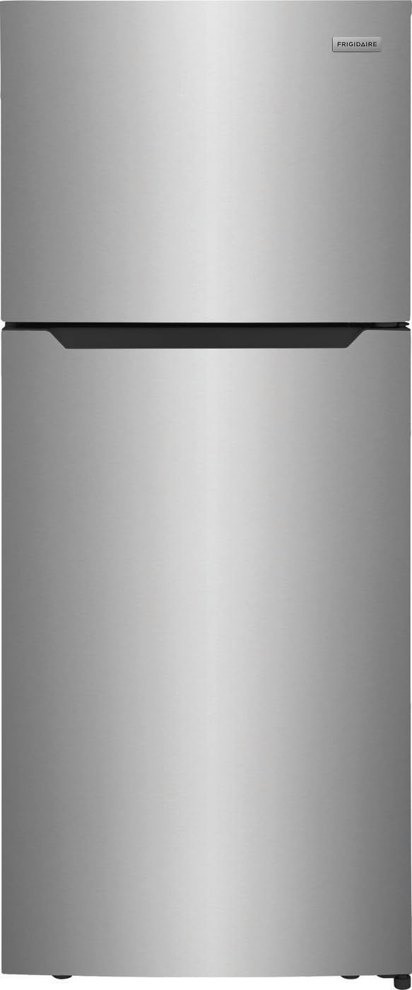 Frigidaire FFHT1822UV 18 cu. ft. Refrigerator with Spacious Interior Storage, Humidity Controlled Crispers to keep produce fresh for longer, Bright LED Lighting, Energy Star Certified, in Silver