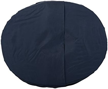 DMI 16-inch Convoluted Molded Foam Ring Donut Pillow Seat Cushion for Hemorrhoids, Back Pain, Tailbone Relief Cushion, Navy