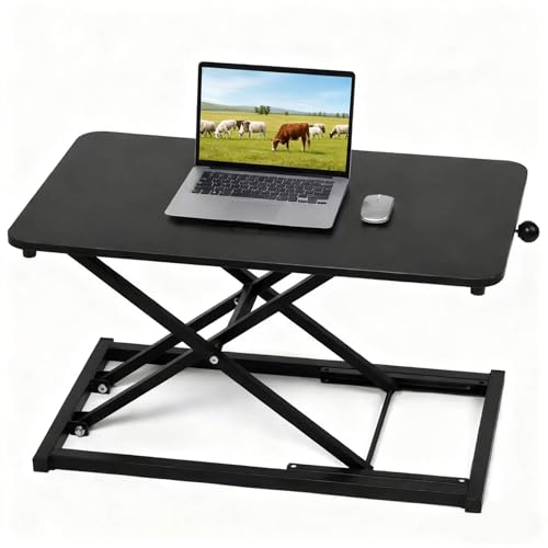 Adjustable Height Standing Desk Converter, Keyboard Riser for Stand Up Desk Riser, Computer Keyboard Stand for Desktop, Computer Workstations for Home Office