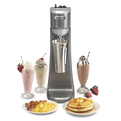 Hamilton Beach Commercial HMD200R Single-Spindle Drink Mixer, 3 Speed Universal Motor, Hands-Free Operation, NSF Certified
