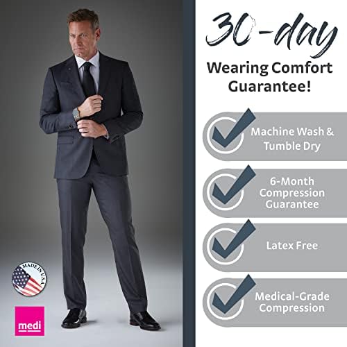 mediven for Men Classic, 15-20 mmHg – Closed Toe, Knee High Compression Stockings, Compression Dress Socks