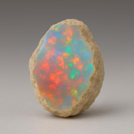 Raw Ethiopian Opal Rough Lot – Natural Welo Fire Opals AA+ Grade, 7.55 Carats (5-10mm) – Untreated Gemstones for Jewelry Making, Healing Crystals & Collectors