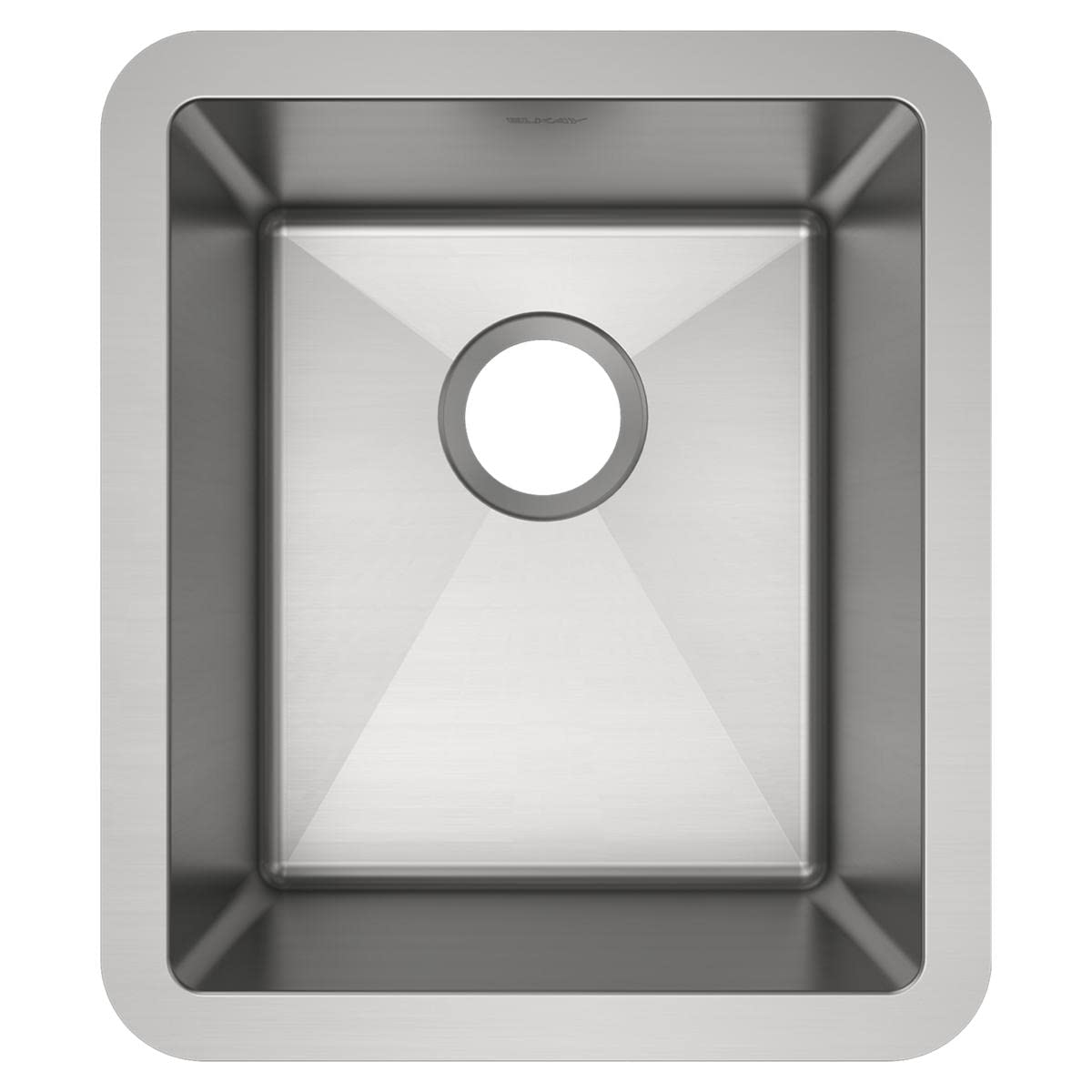Elkay EFRU131610T Crosstown Single Bowl Undermount Stainless Steel Kitchen Sink, Polished Satin,16 x 19 x 10