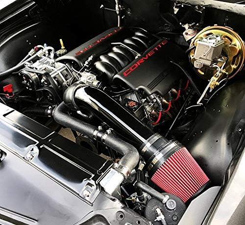 Brown Auto Industries LS Swap Cold Air Intake - Black, Universal Fit, LS1 LS2 LSX Restomod A-Body G-Body Camaro Chevelle GTO Monte Carlo Caprice