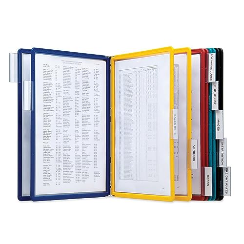 Durable Vario Wall Reference System, 10 Panels, Assorted Borders And Panels