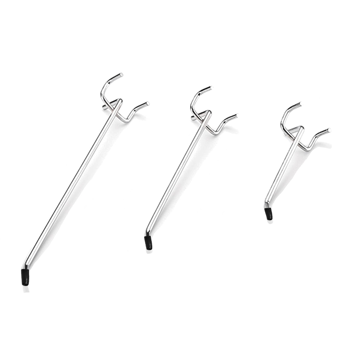Wohegyy pegboard Hooks, Heavy Duty Peg Board Organizer Accessories,Metal Hooks for pegboard,peg Board Hooks for Hanging for 1/4" Pegboard Hanging Tools Garage (90 Pack)"