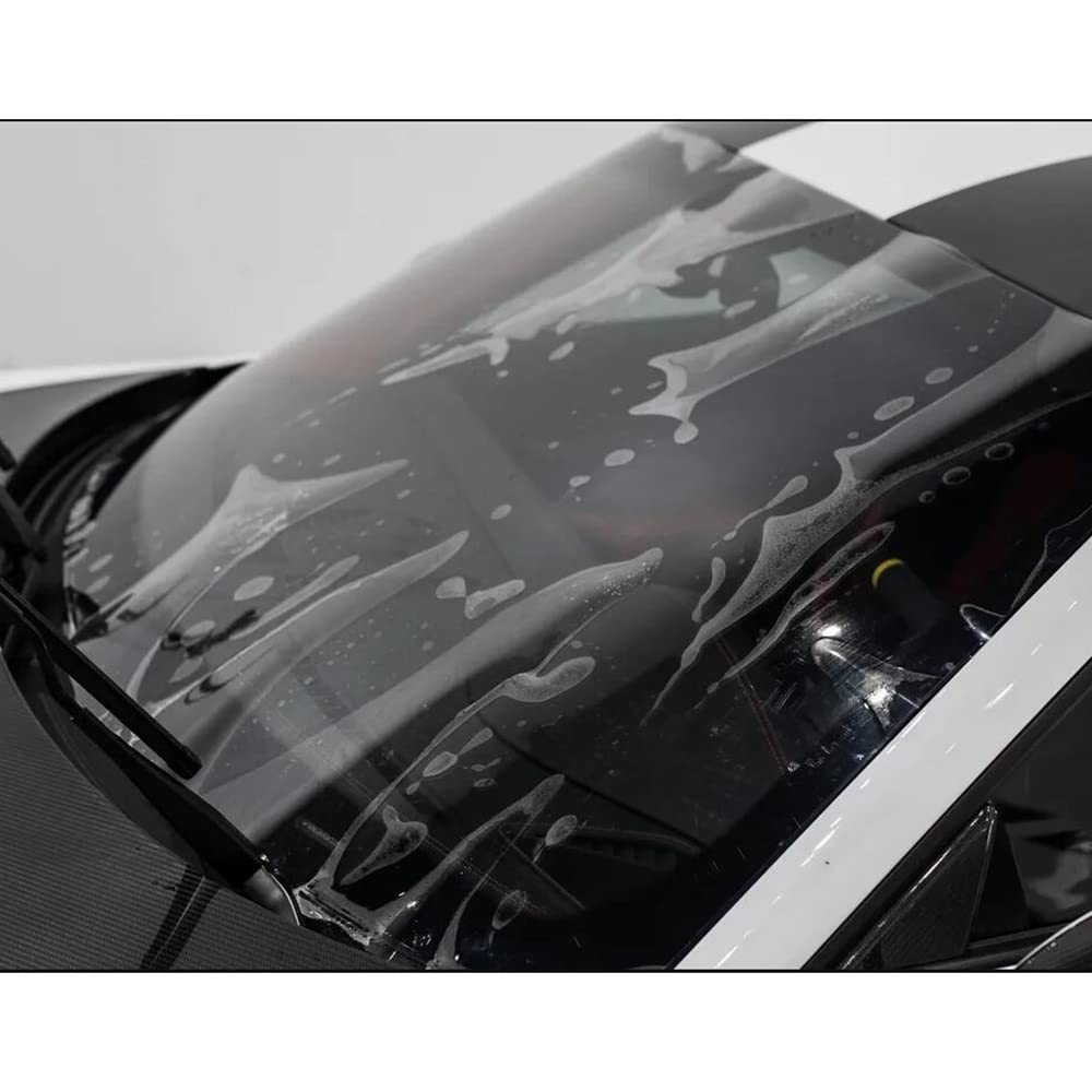 HOHOFILM Clear TPU Windshield Protection Film PPF Self Healing Scratchable & Stretchable Car Wrap Film for Front Window Glass (60"X79")