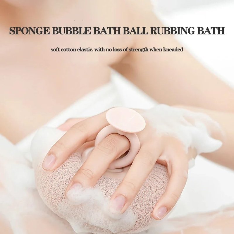 2 Pack 2-in-1 Sunflower Bath Ball Super Soft Sunflower Suction Cup Bath Ball Exfoliating Bath Sponge Cleaning Brush with Suction Cup Shower Sponges Bath Sponges Back Scrubber Shower Puffs