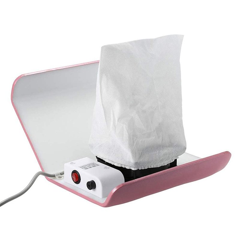 10 Pieces White Non-Woven Nail Art Dust Suction Collector Nail Suction Dust Collector Pouches Replacement Bag for Nail Art Equipment