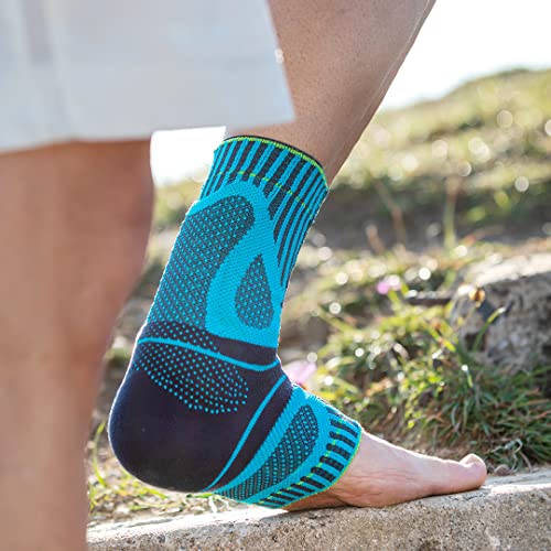 Bauerfeind Sports Achilles Support - Relieves the achilles tendon while running, jumping, and moving - All White, Medium